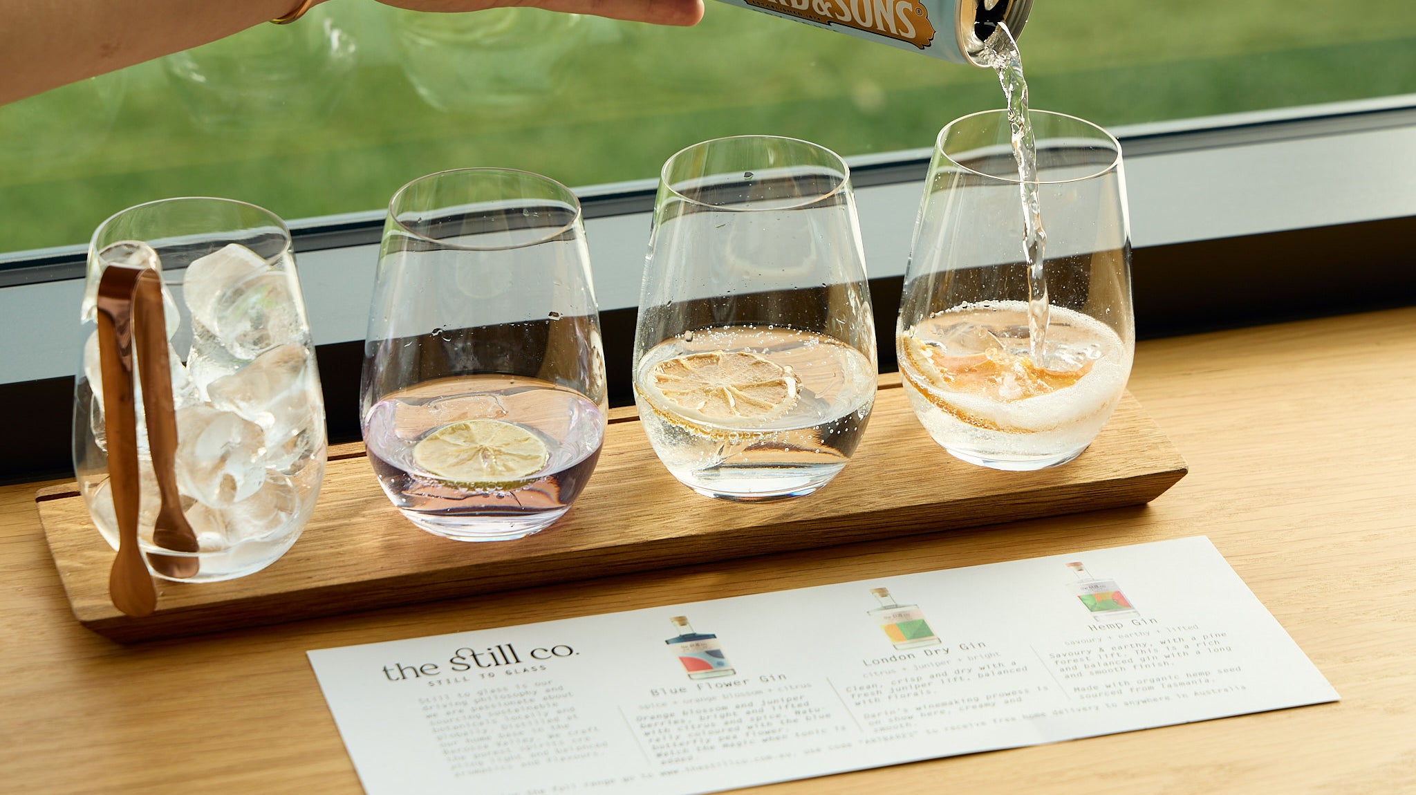 Discover the Distinctive Flavours of The Still Co's Gin Flights at Artisans of Barossa in the Heart of the Barossa Valley